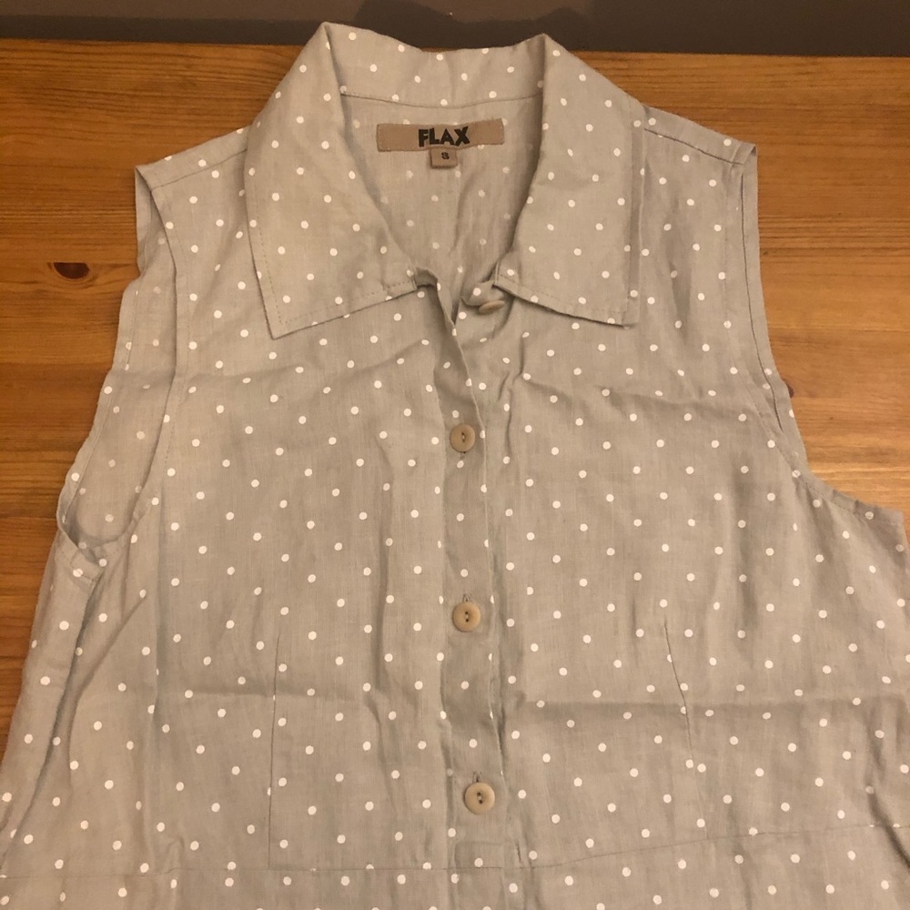 90s Vintage Flax Linen Maxi Dress